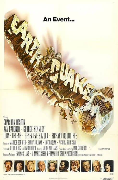 Earthquake film posteri