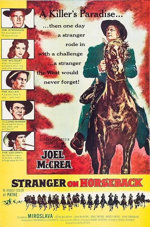 Stranger on Horseback film posteri
