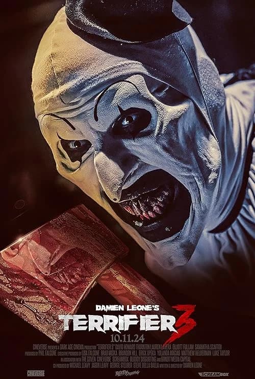 Terrifier 3 film posteri